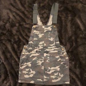 Overalls denim army dress